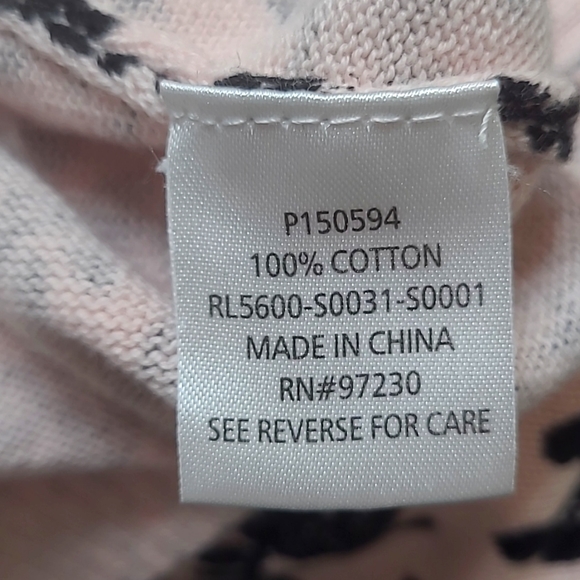 ALMOST FAMOUS Animal Print And Lace V-neck Cropped Cardigan Size L - Picture 6 of 7